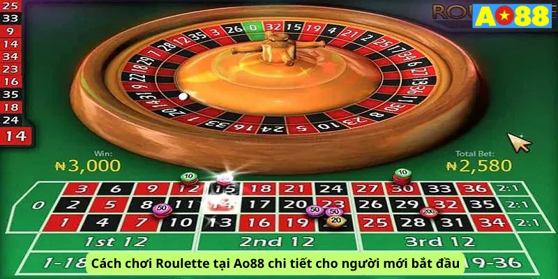 Cách chơi Roulette tại Ao88 chi tiết cho người mới bắt đầu