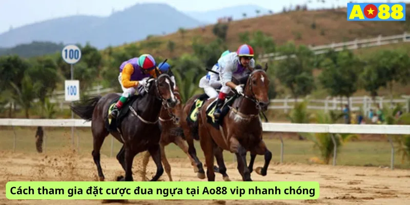 Cách tham gia đặt cược đua ngựa tại Ao88 vip nhanh chóng